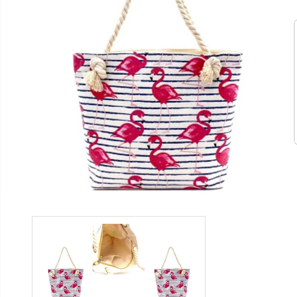 Flamingo tote bag